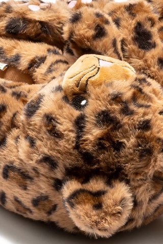 Twigy Pako Kadın Hayvanlı Panduf Leopar 36/41 Kahverengi