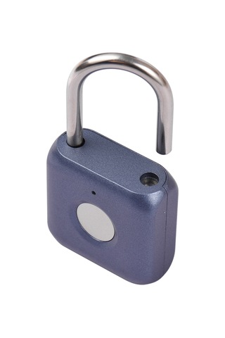 Folinda Mavi Mini Parmak İzi Kilit, 20 Parmak İzi Depolama, Ipx2 Suya Dayanıklı, Gizli Ve Güvenli Kilitleme, Çanta/kapi/uygulama İçin Batarya Dahil