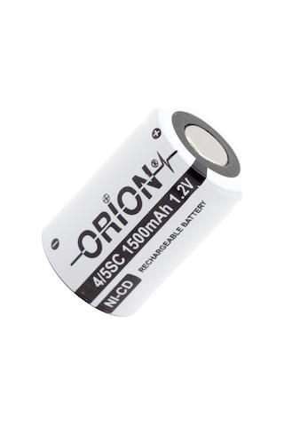 Orion 1500 mAh 1.2 V 4/5SC Boy Ni-CD Industrial Şarj Edilebilir Pil