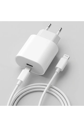 20w Hızlı Şarj Adaptörü Usb-c To Lightning Kablolu - Pd Destekli Süper Hızlı Şarj Cihazı Bx40