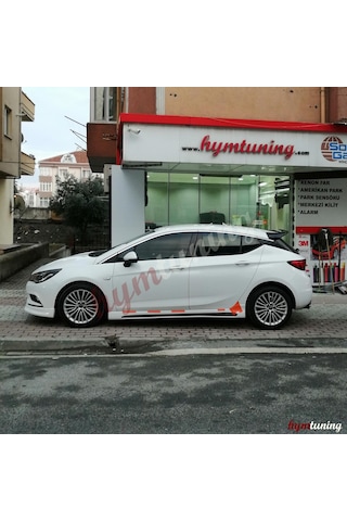 Opel Astra K 2015 Marşpiyel Seti - Kanallı Model - Boyasız Plastik