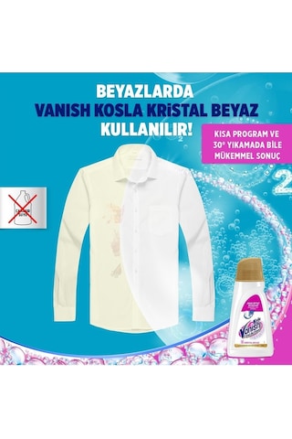 Kosla Vanish Multipower Beyazlar için Sıvı Leke Çıkarıcı & Deterjan Güçlendirici 2700 ML