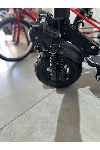 Sway Puma Çift Amortisörlü 1000w 10 Inç Elektrikli Scooter Siyah