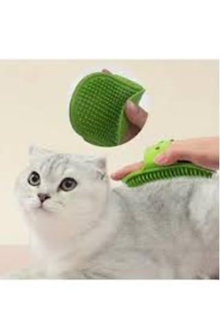 Kedi & Köpek Tüy Toplama & Yıkama & Ayarlanabilir Köşe Kaşınma Silikon Fırçası 47x38 Mm