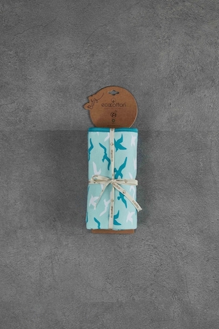 Ecocotton Turna Bebek Battaniyesi Turkuaz 90x90 Cm Turkuaz