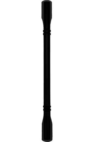 Saroz Düz Siyah Metal Dolap Kulpu Mobilya Ve Mutfak Dolap Kulpu Siyah 160-192mm 1 Adet Siyah