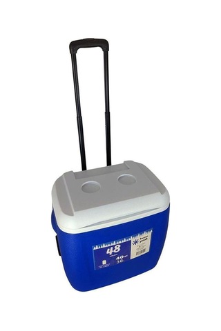 Freeze Peak Eco Cool 40qt 38 Litre Tekerlekli Buzluk - Mavi Mavi