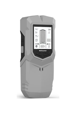 Aubyhe Gri Duvar Dedektörü: 6 Fonksiyonlu Metal, Tel, Beton Çelik Tespit Cihazı - Yüksek Hassasiyetli, Pil Hariç