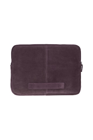 Burgundy Still Hakiki Süet Deri 13-14 İnç Macbook Uyumlu/laptop Kılıfı Bordo