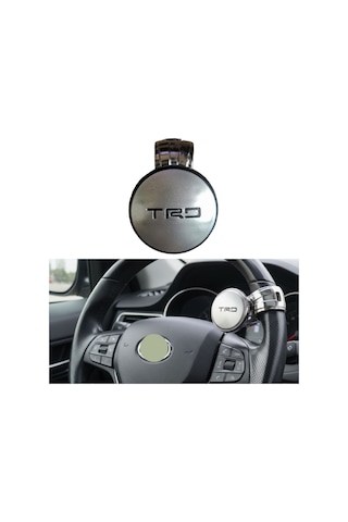 Direksiyon Çevirme Topuzu Üniversal Dayanıklı Trd Yazılı Gri Glz02470084 Gri - Gri