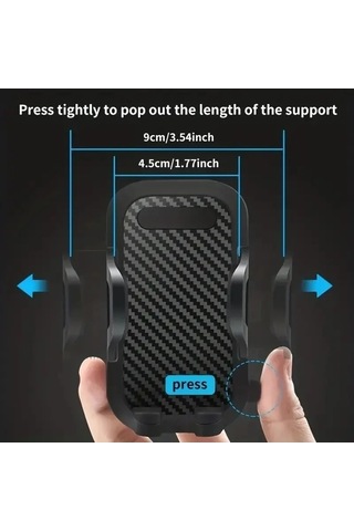 Tysm Joyjadehub Yerçekimi Araç Telefonu Tutucu Montaj Standı Vantuz 1pc - Uzun Kol, Tek Elle Kullanım İmkanı 1pc