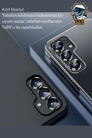 Samsung Uyumlu Galaxy S23 Ultra Kamera Koruyucu Temperli Cam Parlak Lens Koruma Eko Cl-07