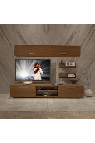 Decoraktiv Eko 5 Mdf Dvd Tv Ünitesi Tv Sehpası Ceviz