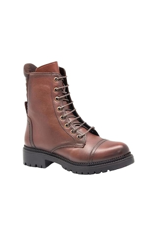 Castle Black Cb-52682-1 Kadın Deri Bot Taba