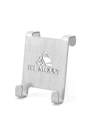 Geeksen Kamp Çelik Çanta Asıcı, Masa Kenarı Taşınabilir Malzeme Saklama Aracı, Gaz Tankı Ve Bardak Asma Kancası Gümüş