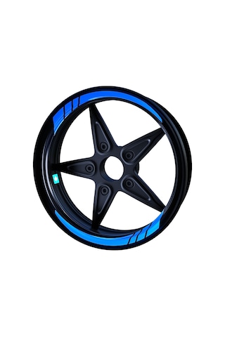 Moto GP Azur Mavi İç Jant Şeridi Sticker Çınar Extreme Moto GP Azur Mavi İç Jant Şeridi Sticker Çınar Extreme