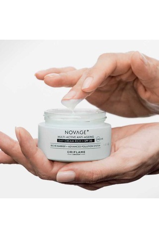 Oriflame Novage+ Multi-active Gündüz Kremi Rich SPF30