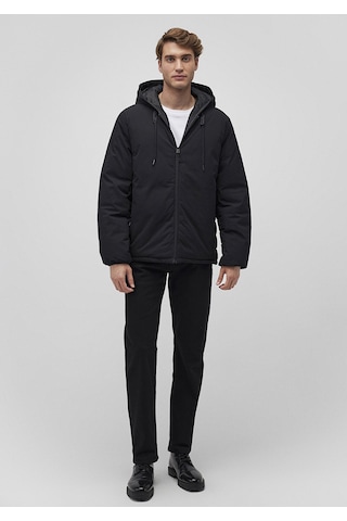 Mavi - Kapüşonlu Siyah Şişme Mont 0110352-900 Siyah