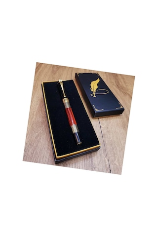 Gold Desenli Metal Roller Kalem Evimdeyokyok Altın
