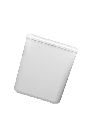 Yuntech01 Beyaz Plastik Duvar Takılı Çöp Kutusu - 9l Kayar Kapaklı, Koku Kontrolü, Mutfak Dolap Kapısı Ve Banyo Uygun