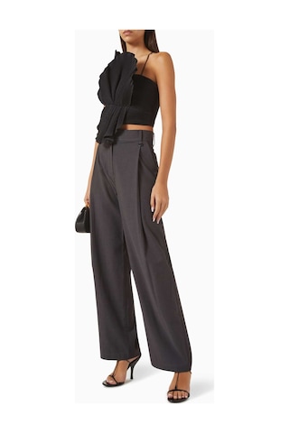 Acler Yüksek Bel Pantolon - - %73 Polyester, %21 Viskoz, %2 Lyocell, %2 Yün, %2 Elastan Siyah