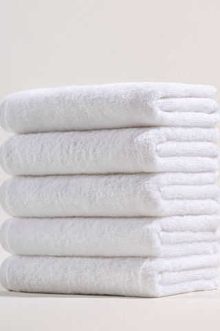 Miosse Pure 6 Adet 30x30 Cm Lüx Beyaz Otel Havlusu %100 Pamuk El-yüz-traş Havlusu Misafir Havlusu 50 Gram