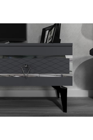 Zirve Üçgen Dolap,çekmece Metal Mobilya Kulbu 4 Adet Gümüş