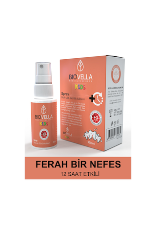 Biovella Kids Ağız Kokusu Önleyici Sprey 30 ML