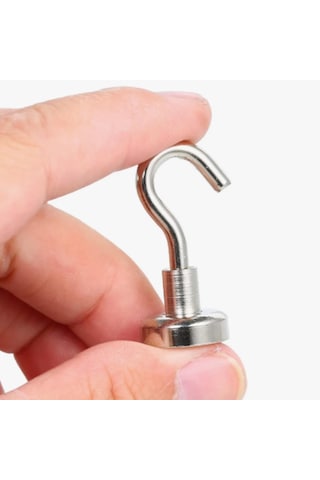 Etinka Magnet Askı 2 'li Güçlü Çok Amaçlı Manyetik Mutfak Banyo Askısı Metal