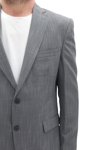 Twenhil Dmctekstil Erkek Ckt-202 Desenli Klasik Kesim Normal Kalıp Çift Düğme Blazer Ceket Gri