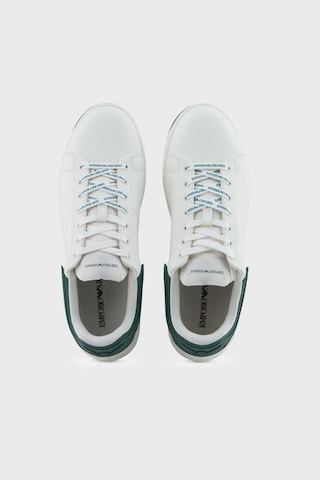 Emporio Armani Erkek Ayakkabı Em003663 Af18212 M0095 Beyaz-haki Beyaz-haki