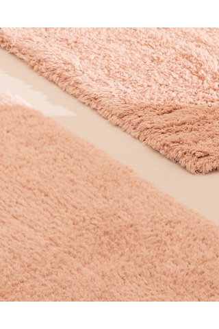 Madame Coco Cameo 2'li Banyo Paspası - Gri - 60x100 Cm Bapa0000000008 Pudra