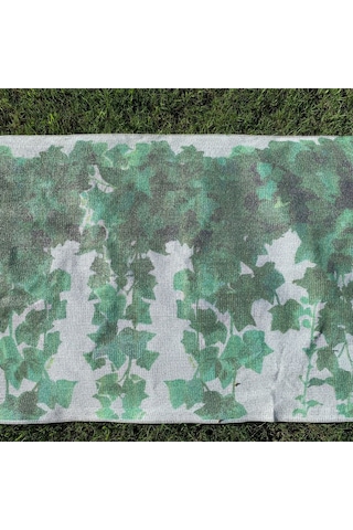 Baskılı Balkon Çit Filesi 1m X 5m Model D - Cırt Kelepçe Hediyeli