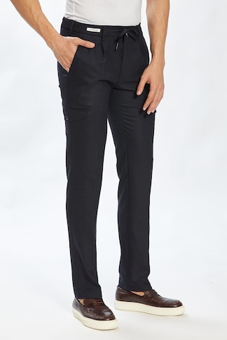 Ecer Liffey Pleated Kargo Pantolon-lacivert Lacivert