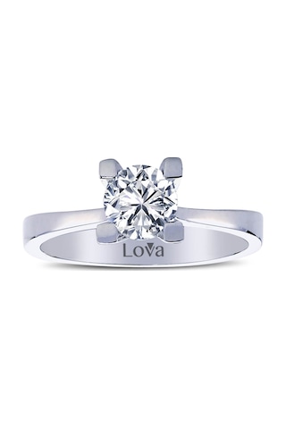 Lova G Renk 0,80 Karat Pırlanta Tektaş Yüzük - 1020098