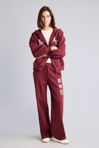 Defacto Harry Potter Wide Leg Beli Bağcıklı Baskılı Kalın Kumaş Eşofman Altı I3173ax26aubr98 Bordo-br98