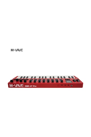 M-vave Smk 37 Pro Midi Klavye Kırmızı
