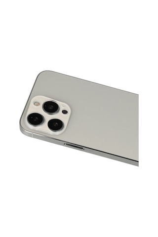 Newface Apple Uyumlu iPhone 13 Pro Max Rainbow Kamera Lens Koruma Cam - Beyaz