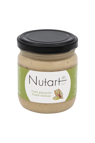 Nutart Antep Fıstığı Parçacıklı Fındık Kreması 200 G Nutart Antep Fıstığı Parçacıklı Fındık Kreması 200 G
