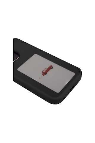 Apple Uyumlu iPhone 14 Pro Max Kılıf Ekranı Yansıtan Zore Akıllı Nfc Kapak Gri