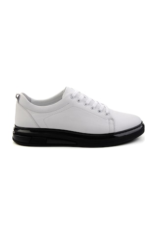 Beyaz Leather Erkek Casual Ayakkabı E01018033343 Beyaz