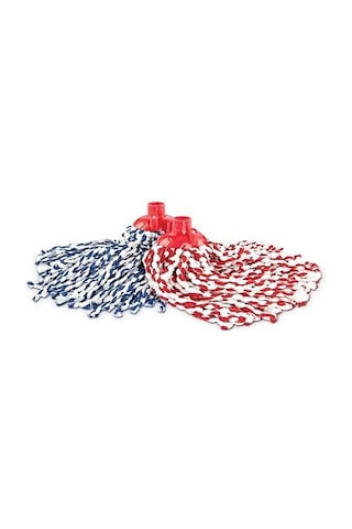 Elmop Pm01 Yedek Islak Vidalı Mop Paspas Püskül Ucu Pamuklu Mikrofiber İpli Mop Yedeği Başlığı