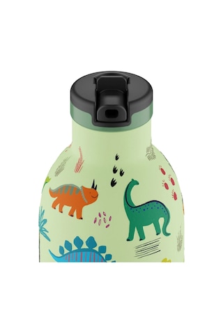 Clima Bottle Jurassic Friends Pipetli Paslanmaz Çelik Termos 330 Ml Yeşil