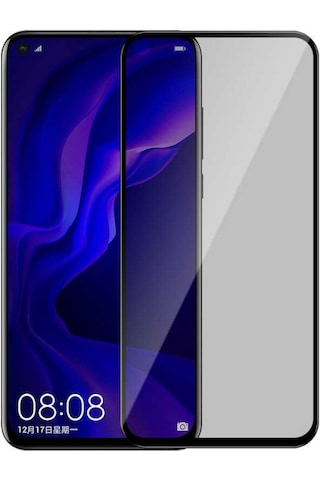 Xiaomi Mi 10T Pro 5G New 5D Privacy Temperli Hayalet Ekran Koruyu Siyah