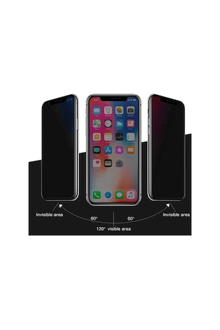 Apple Uyumlu iPhone 12 Pro Max Gizli Hayalet Ekran Koruyucu Koruma Camı (493765396)