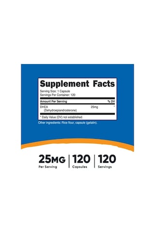 Nutricost Dhea 25mg 120 Kapsül