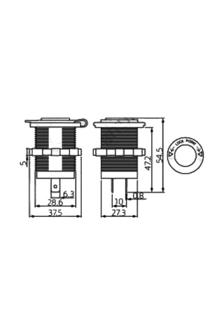 Babarvy Çakmaklık 12v Kapaklı