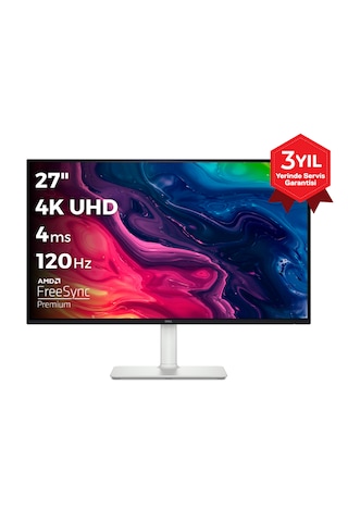 Dell S2725QS 27" 3840x2160 4K UHD 120Hz 4ms HDMI Dp Freesync Premium IPS Monitör