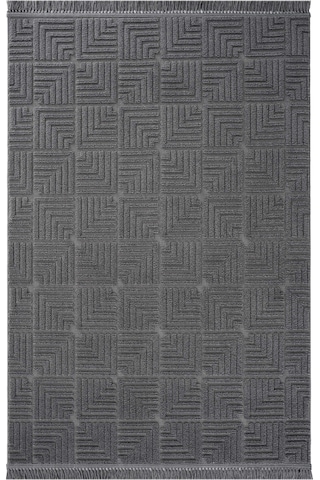 Cool Halı Stone 1062 Antrasit Kaymaz Taban Koridor Halısı Kesme Yolluk Mutfak Halı Modern Salon Halı