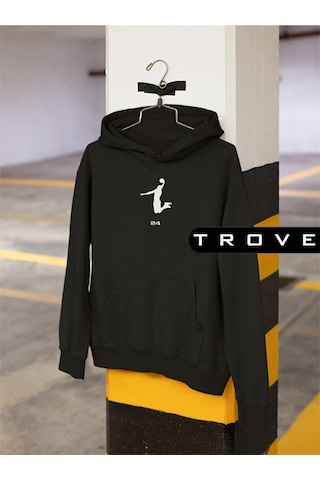 Startmore Unısex Kadın Erkek 24 Numara Basketbol Lakers Uzun Kollu Siyah Hoodie % 100 Pamuk Tasarım Sweatshirt Siyah